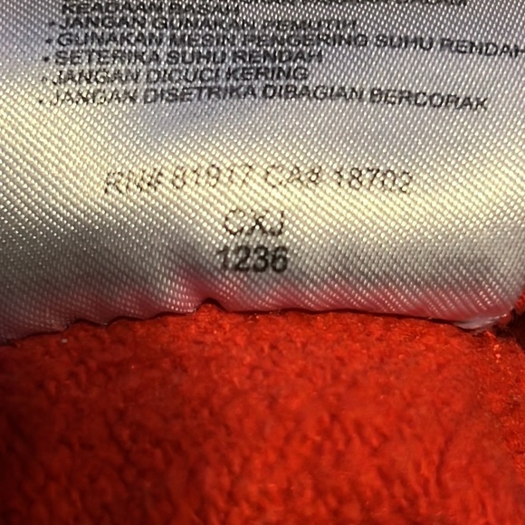 Nike Air Jordan Boys sweatshirt Hoodie Size Small Color Red - Picture 7 of 7